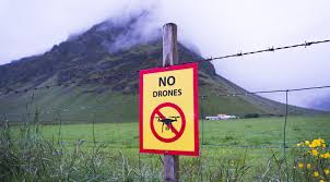 No Drones Sign