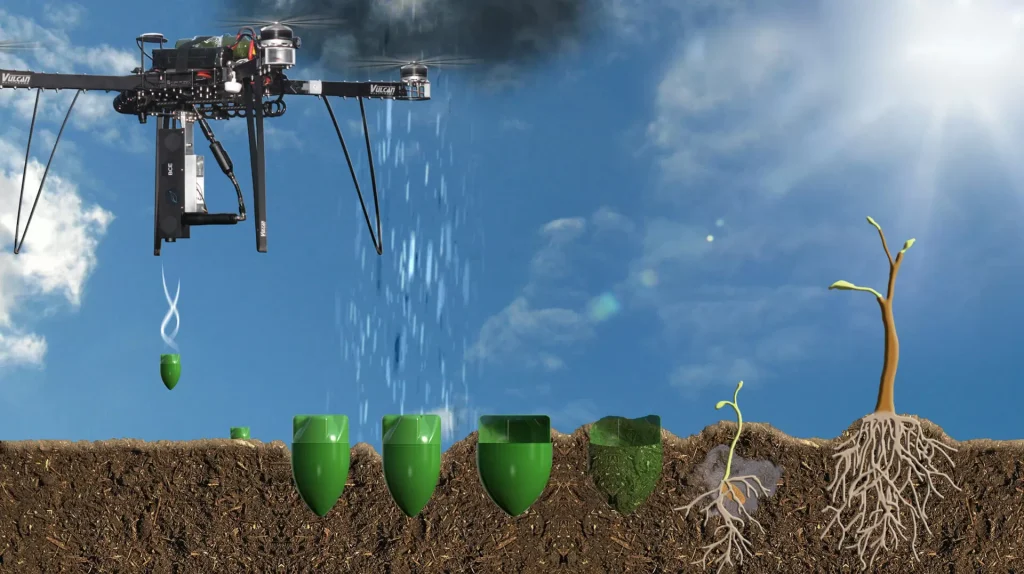 Drone Planting Trees