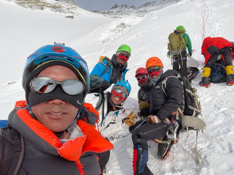 Sherpas on mount everest