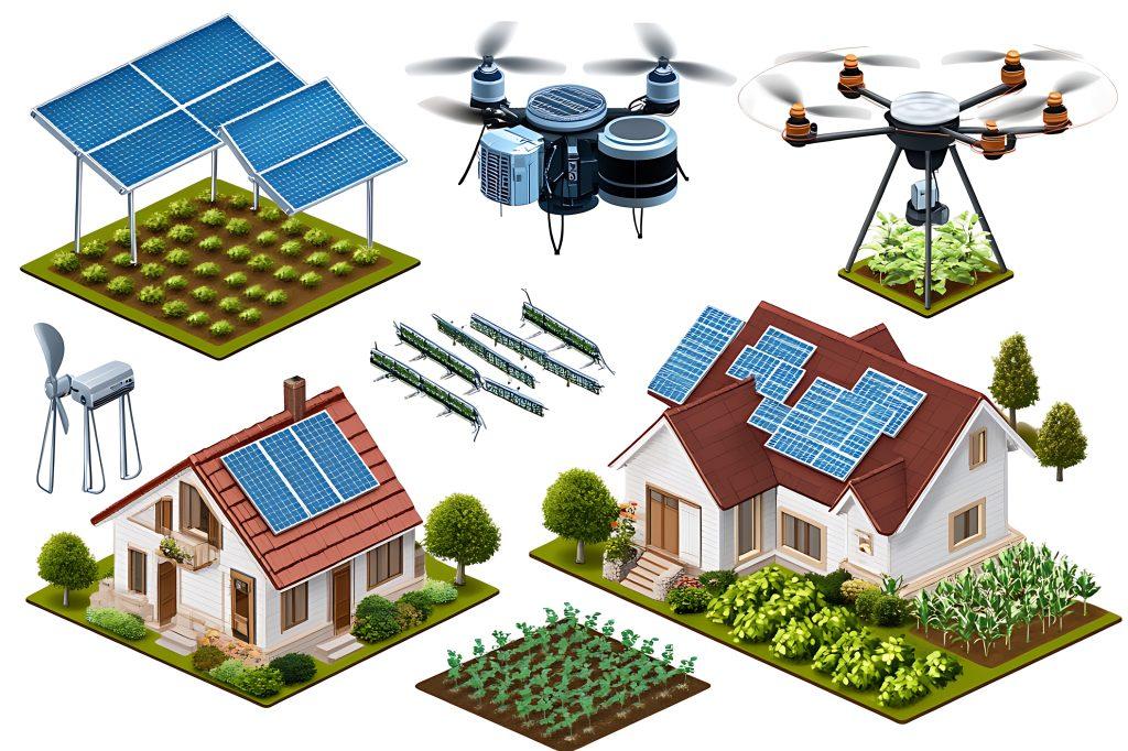 Innovative renewable energy solutions solar and drone technology for sustainable homes